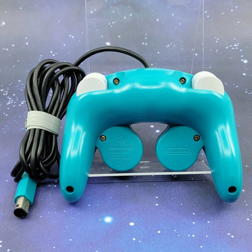 Nintendo GameCube Controller Emerald Blue Japan Import DOL-003 Wired Teal C